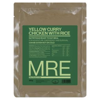 Chicken in Yellow Curry with Rice MRE Ready To Eat Meal