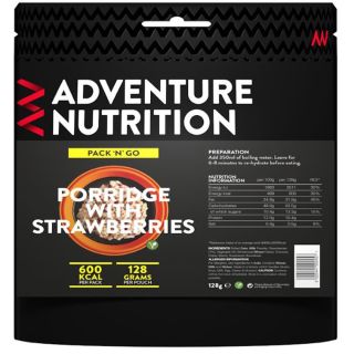 600 Kcal Pack N Go Porridge & Strawberries