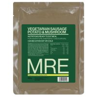 300g Vegetarian Sausage,  Potatoes.  Mushrooms MRE Ready to Eat Meal