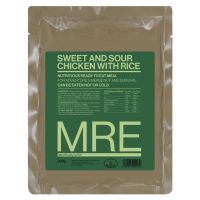 Sweet and Sour Chicken with Rice MRE Ready To Eat Meal